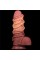 Фалоімітатор - Dual-Layered Silicone Cock With Rope 9.5" Flesh