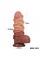 Фалоімітатор - Dual-Layered Silicone Cock With Rope 9.5" Flesh