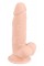 Фалоімітатор з мошонкою - Nature Skin Small Bendable Dildo