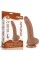 Фалоімітатор - Sliding-Skin Dual Layer Dong 7.5" Brown