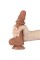 Фалоімітатор - Sliding-Skin Dual Layer Dong 7.5" Brown