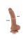 Фалоімітатор - Sliding-Skin Dual Layer Dong 7.5" Brown
