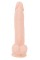Фалоімітатор з мошонкою - Nature Skin Medium Bendable Dildo