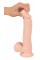 Фалоімітатор з мошонкою - Nature Skin Medium Bendable Dildo