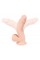 Фалоімітатор з мошонкою - Nature Skin Medium Bendable Dildo