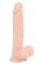 Фалоімітатор з мошонкою - Nature Skin Medium Bendable Dildo