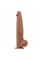 Фалоімітатор - Sliding-Skin Dual Layer Dong 13.5" Brown