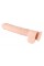 Фалоімітатор з мошонкою - Nature Skin Large Bendable Dildo