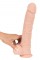 Фалоімітатор з мошонкою - Nature Skin Large Bendable Dildo