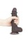Фалоімітатор - Sliding-Skin Dual Layer Dong 7" Black