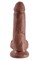 King Cock 7" Cock w Balls Brow