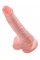 King Cock 6" Cock w Balls Ligh