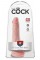 King Cock 6" Cock w Balls Ligh