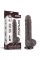 Фалоімітатор - Sliding-Skin Dual Layer Dong 9.5" Black
