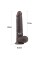 Фалоімітатор - Sliding-Skin Dual Layer Dong 9" Black