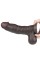 Фалоімітатор - Sliding-Skin Dual Layer Dong 7.8" Black